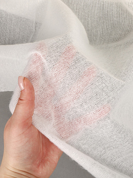 Дублерин IdealTex трикотажный 65г/м² 131 TD/OW белый 150см рул.100м