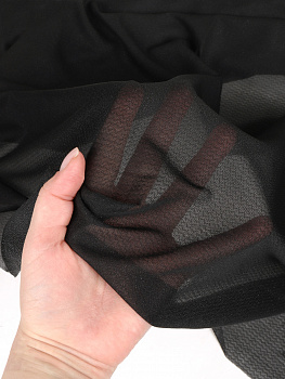 Дублерин IdealTex эластичный 42г/м² 3508B черный 150см рул.100м